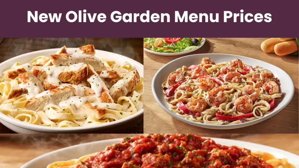 New Olive Garden Menu Prices