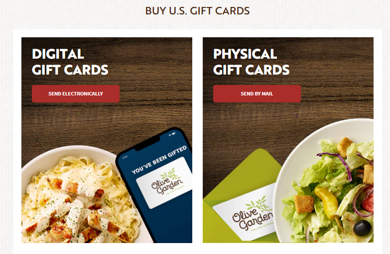 Olive Garden Gift Card