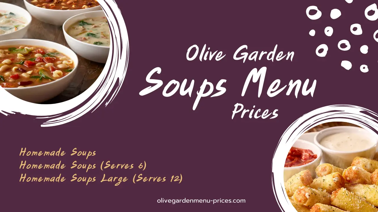 Olive Garden Soups Menu Prices