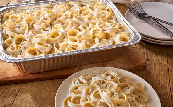 Fettuccine Alfredo (Serves 4 - 6) 