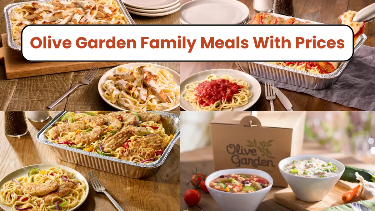 Olive Garden Family Meals With Prices